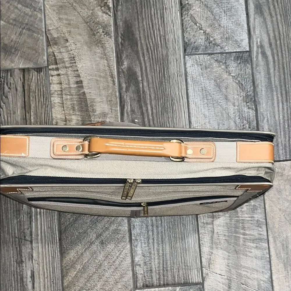 Vintage Member’s Only Men's Beige and Brown luggage
